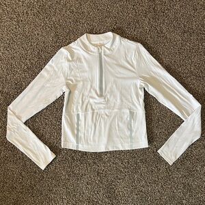 Calia running white long sleeve SZ SM